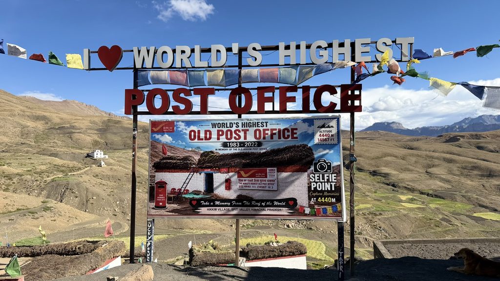Hikkim highest post office in the world Spiti Valley