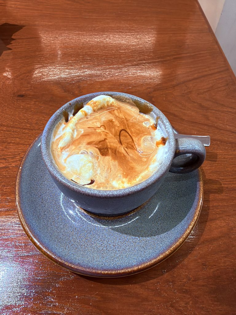 Signature 1873 Affogato enjoyed at Café 1873 near Christ Church in Shimla.